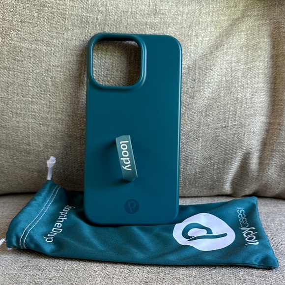 Teal Loopy Case for iPhone 14 Pro Max - Righty - Picture 1 of 2